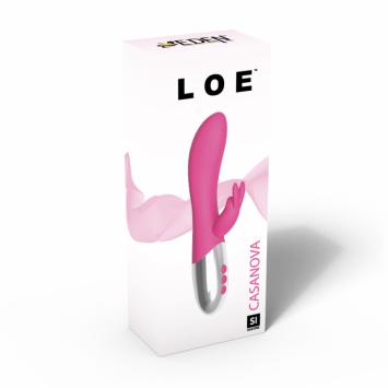 LOE - Casanova Moving Rabbit Vibrator - Pink