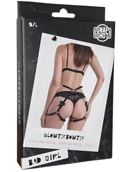 Fetsh Strap Shorts with Loops S/L Black