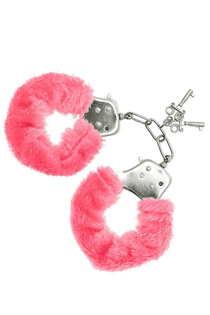 Furry Cuffs - Pink