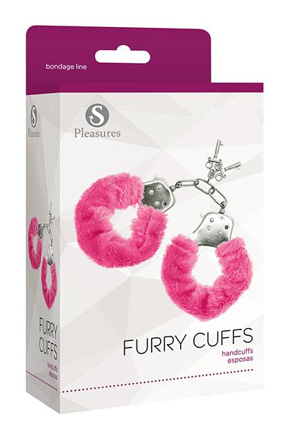 Furry Cuffs - Pink