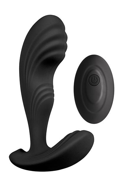 Cozy Prostate vibe with remote  - Black (Fully Covered with Silicone)