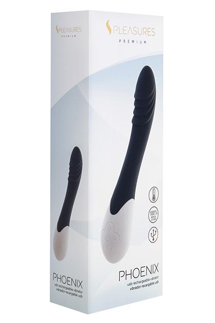Phoenix Vibrator - Black (Heating function)