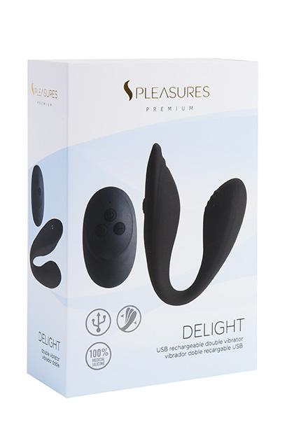 Delight - Black (Fully Covered with Silicone)
