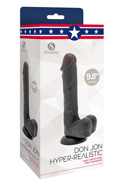 Don Jon Black Hiper Realistic - 24.5 cm