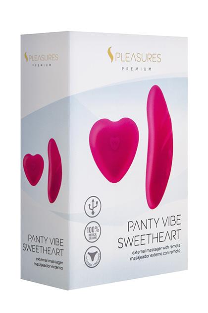 Panty Vibe Sweetheart - Pink (Fully Covered with Silicone Toy and Remote)