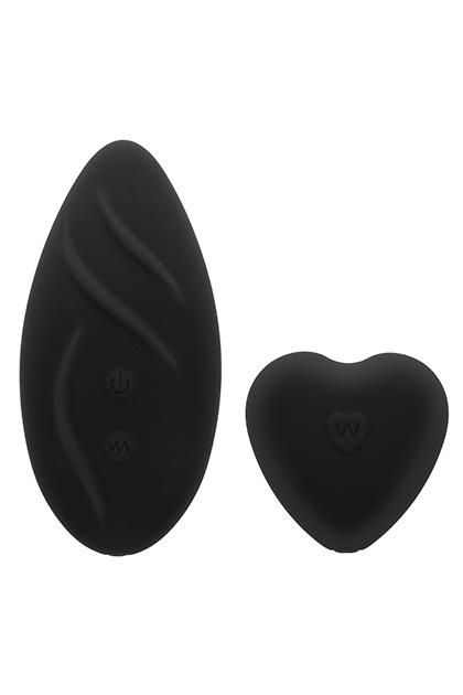 Panty Vibe Sweetheart - Black (Fully Covered with Silicone Toy and Remote)