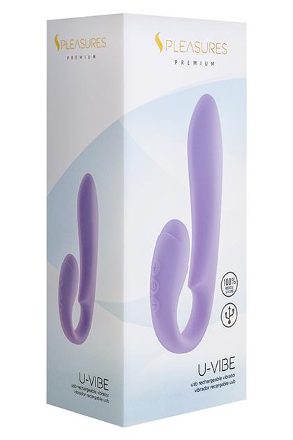 U-Vibe Vibrator - Lavender (Fully Covered with Silicone)
