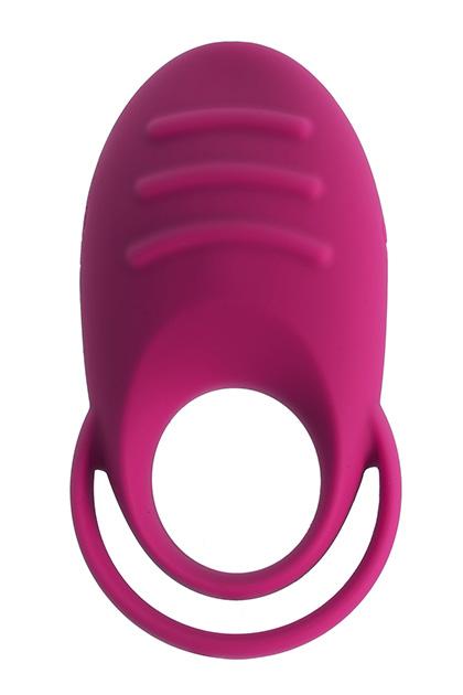 Dual Cock Ring - Red (Fully Covered with Silicone)