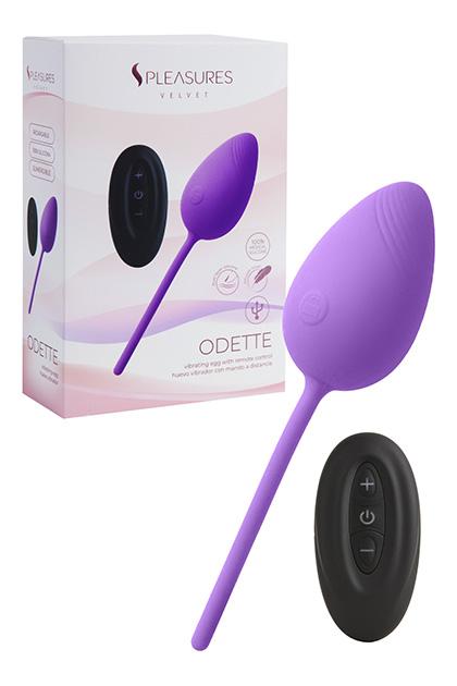 Odette Egg Vibrator - Candy Violet (Covered with Liquid Silicone)