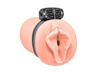 Masturbator with a vibrocockring - Satisfaction Magazine Airhostess