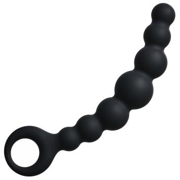 Anal beads Flexible Wand - Black