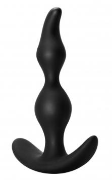 Bent Anal Plug - Black