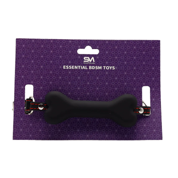 Bone Gag Silicone - Black