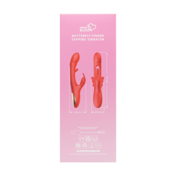Tapping Butterfly Vibrator - Pink