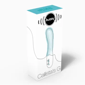 Buzzy Callista's G Premium Rechargeable G-spot Vibe - Blue