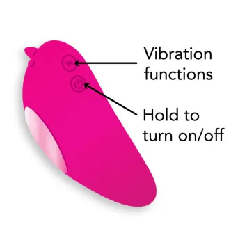 Caress Hummingbird Premium Clitoral Stimulator - Pink