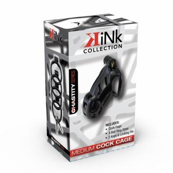 Kink Chastity Series M Cock Cage Black