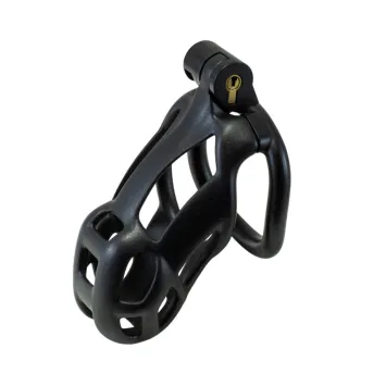 Kink Chastity Series M Cock Cage Black