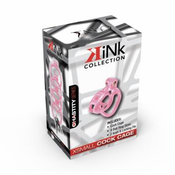 Kink Chastity Series XS Cock Cage Pink