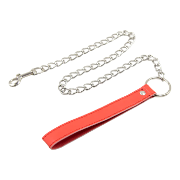 Chain Leash - Red