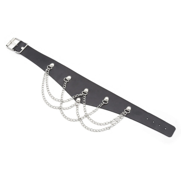Collar with Chains - Black