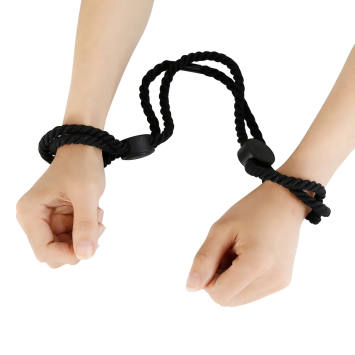 Cuffs Rope Hand/Ankle - Black