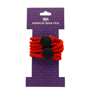Cuffs Rope Hand/Ankle - Red