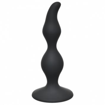 Curved Anal Plug - Black