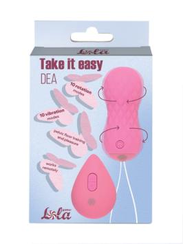 Rotating Vaginal Balls with remote control Take it Easy Dea - Pink
