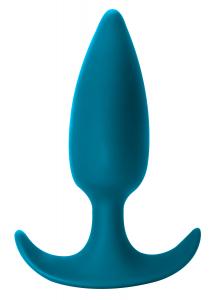 Anal plug with a misplaced centre of gravity Delight - Blue