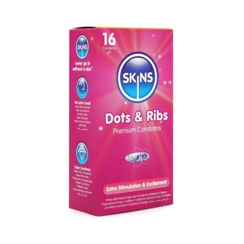Skins Condoms Dots & Ribs 16
