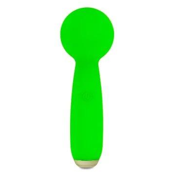 Petites Lil Exclaim Mini Wand Vibrator - Green