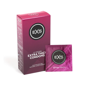 EXS Extra Thick Condoms - 12 pieces
