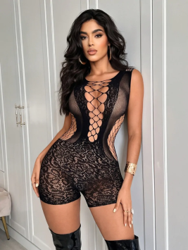 Fishnet Body Night Black - Size S/L