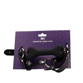 Full Head Bone Gag - Black 