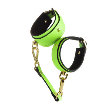 Glow Ankle Cuffs - Green