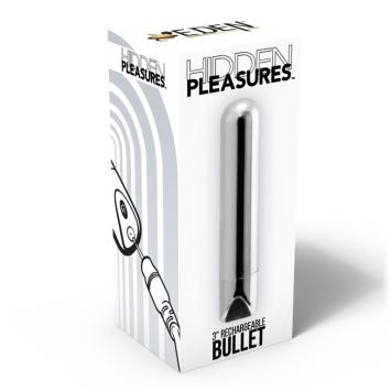 Hidden Pleasures Rechargeable Bullet Silver