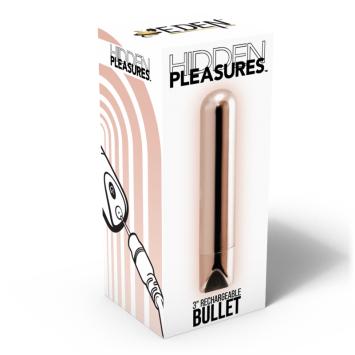 Hidden Pleasures Rechargeable Bullet Rose Gold