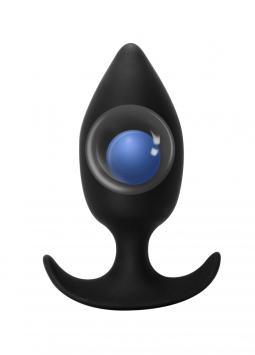 Anal plug with a misplaced centre of gravity - Black