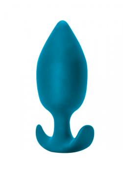 Anal plug with a misplaced centre of gravity - Blue