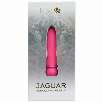JAGUAR 10 Function Silicone Coated Super Charged Bullet - Pink