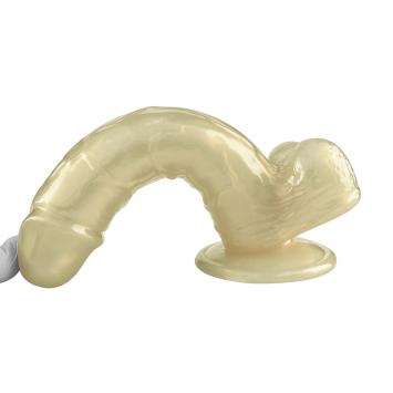 Dildo Pearlescent Keshi - Pearl Gold
