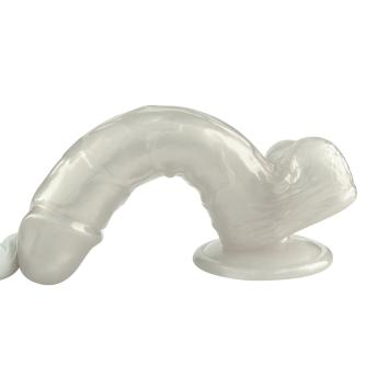 Dildo Pearlescent Keshi - Pearl White