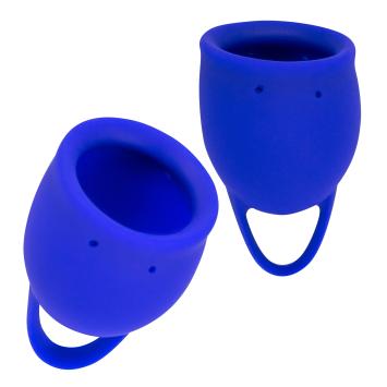 Menstrual Cups Kit Natural Wellness Iris - Blue