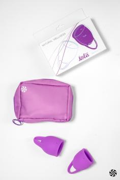 Menstrual Cups Kit Natural Wellness Tulip - Purple