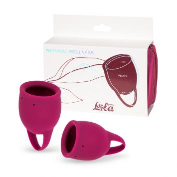 Menstrual Cups Kit Natural Wellness Peony - Wine Red