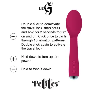 Petites - Lil G Vibrator Berry