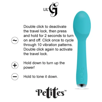 Petites - Lil G Vibrator Teal