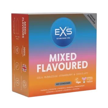 EXS Mix Flavoured Condoms - 48 pieces