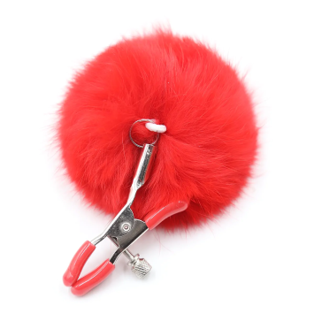 Nipple Clamps Plush - Red